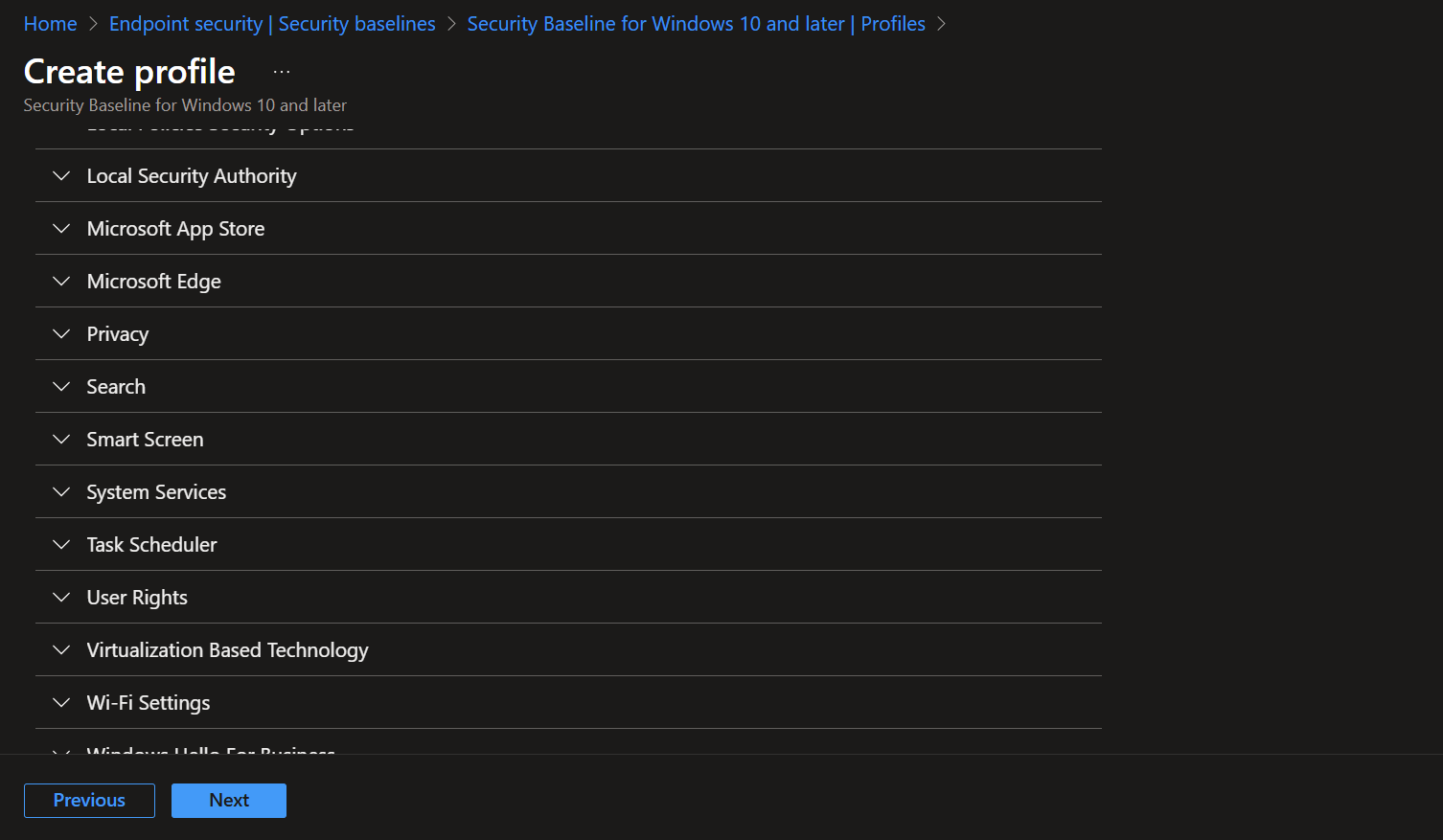 configure settings