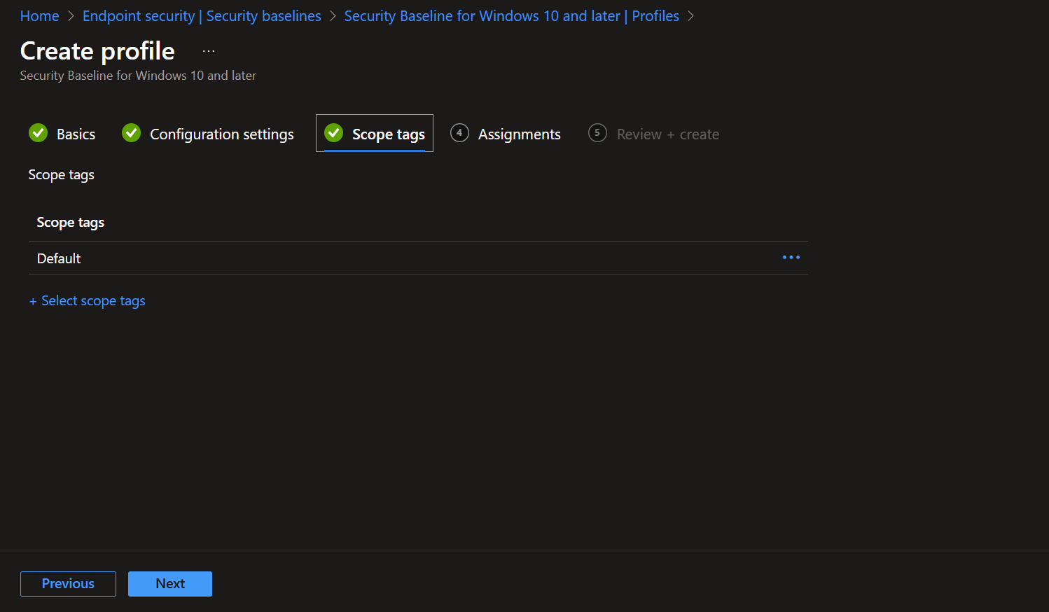 configure settings